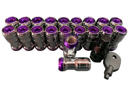 Chrome purple lug nuts for - 20,