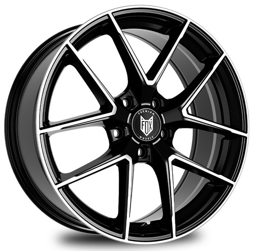 Alloy wheels fox fx5 black - wheels, 17"