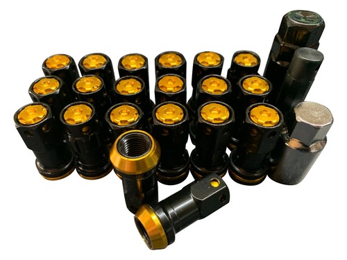 Black gold lug nuts for - gold,